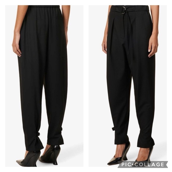 SSENSE 3.1 Phillip Lim Belted tapered-leg high-rise stretch-woven trouse… - Picture 2 of 16